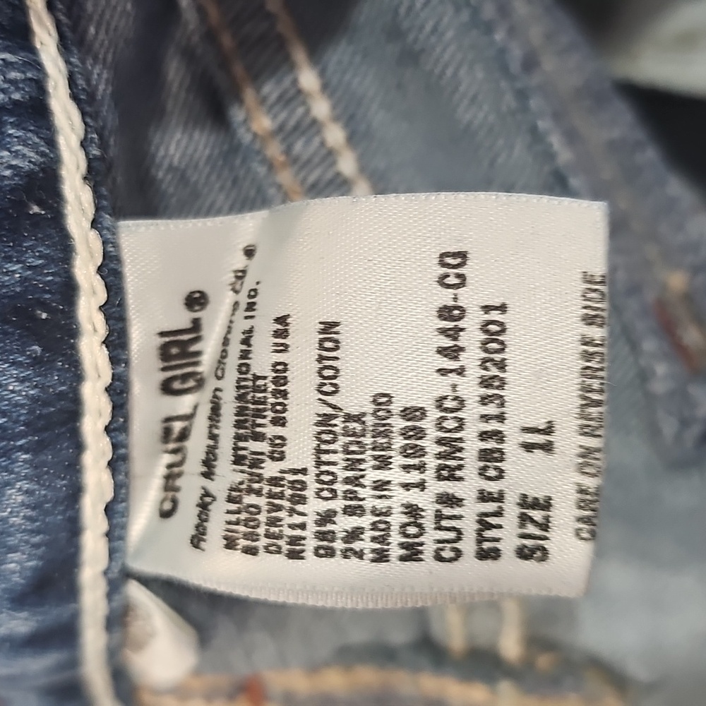 Cruel Girl jeans Regular Relaxed Fit Georgia size 1L - Picture 8 of 8